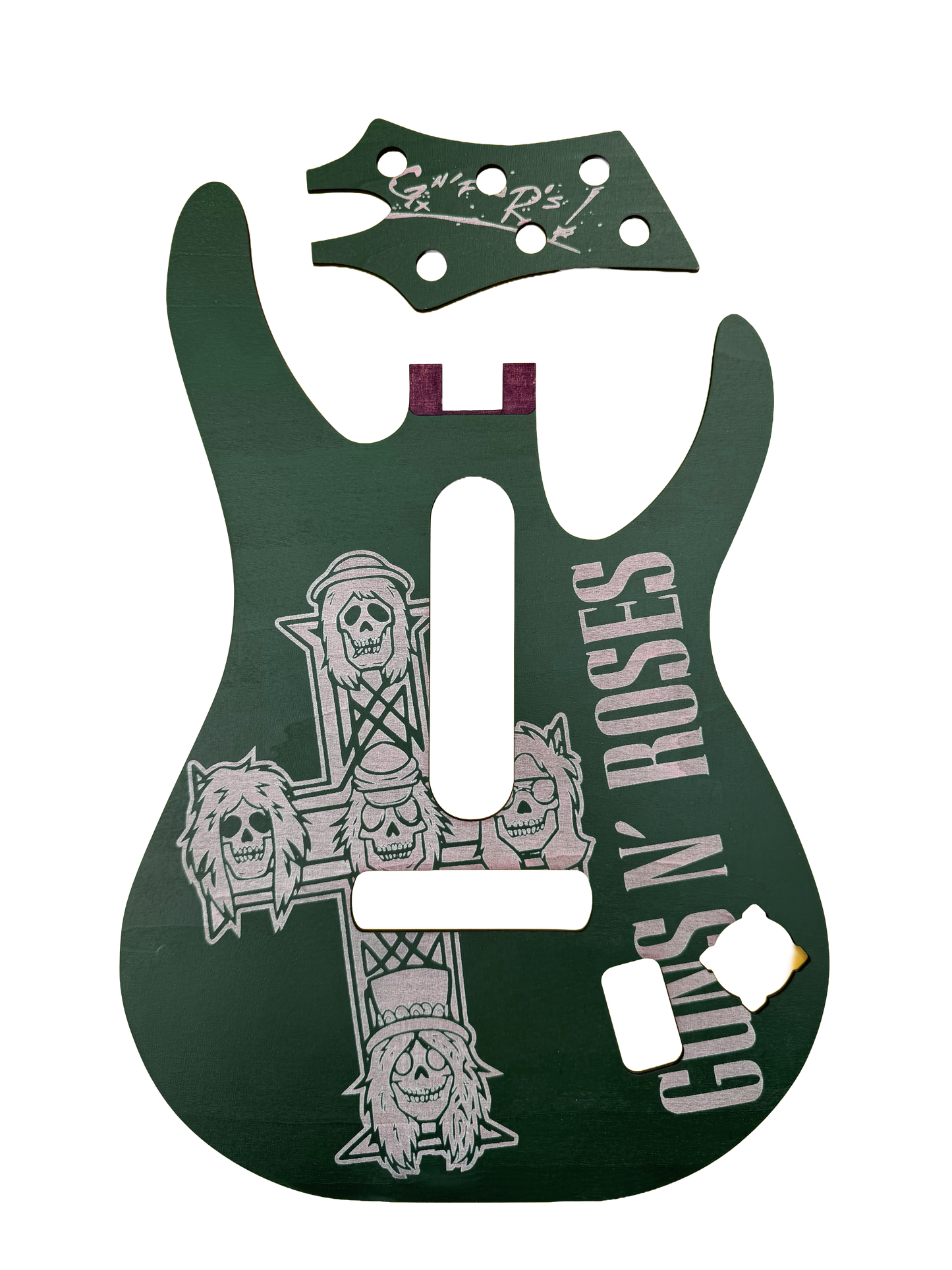 Guns N’ Roses (Green) - Skull Crucifix MagnaPlate Set